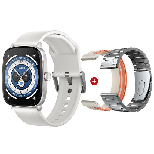 201” AMOLED Smartwatch with Bluetooth Call capabilities, in Silver color