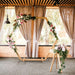 Sturdy pine wood arch stand for weddings and celebrations