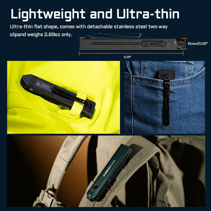 Rechargeable Tactical Flashlight for Hiking & Outdoors