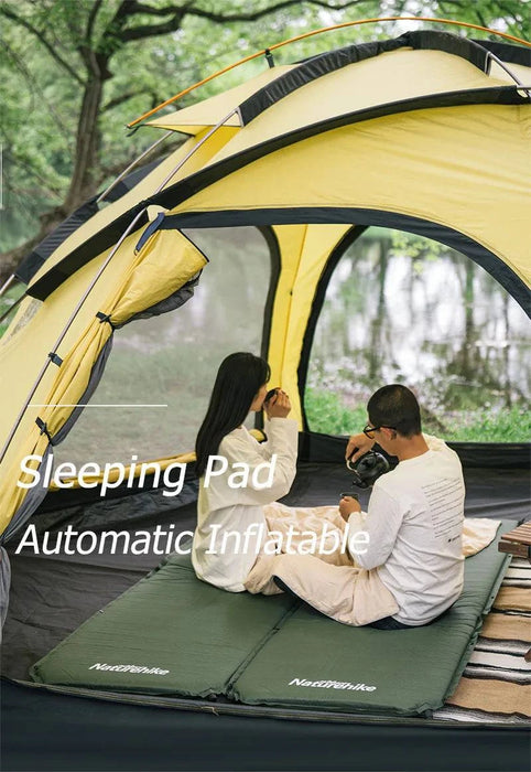 Self-Inflating Camping Mattress “ Portable Foam Sleeping Mat for Tents (Green) – Lightweight and Comfortable Sleeping Pad for Outdoor Adventures