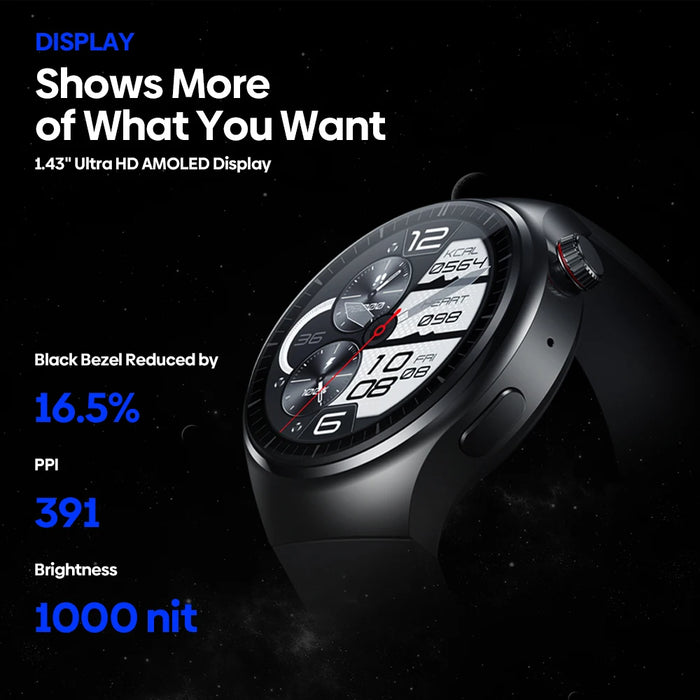 Standalone 4G Smart Watch  GPS Fitness Tracker Elite Black