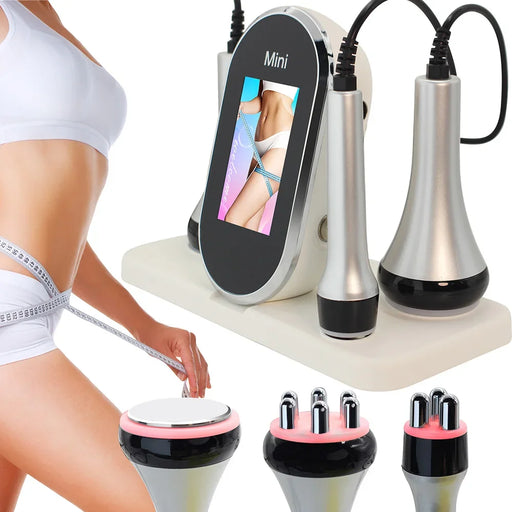 Advanced body slimming and facial lifting device in Silver
