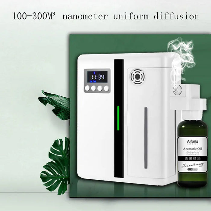 Aroma Diffuser Bluetooth White Wall Mounted 160ml with Fan for Large Areas