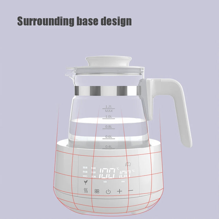 1.2L Smart Baby Kettle with Remote Control and Keep Warm