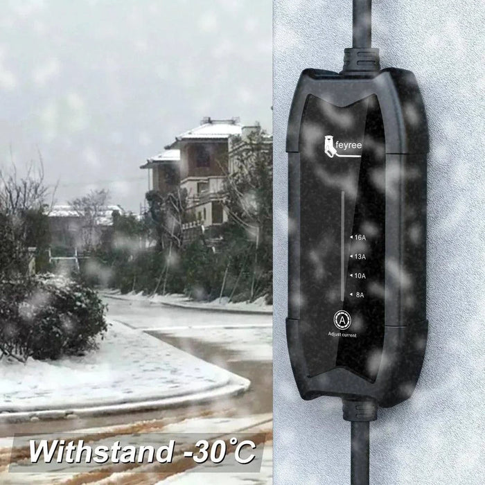 Portable EV Charger, Adjustable with 5m Cable for Electric Vehicles (GBT 3.5KW 16A) - FLUXA