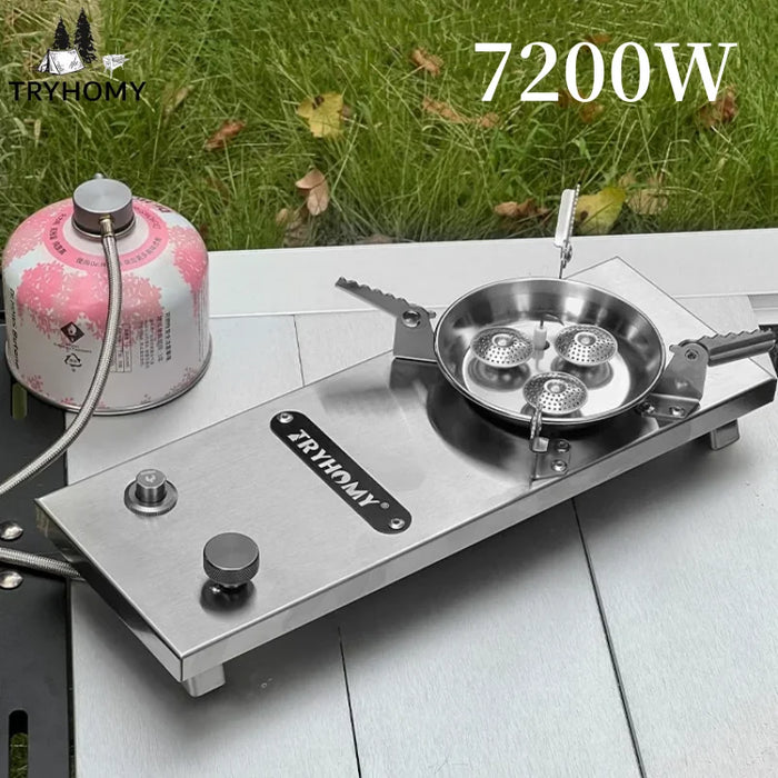 7200W Portable Gas Stove for Outdoor Cooking