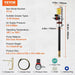 Includes a Robust 13 ft Double-Layer Steel Wire Hose