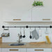 Easy installation clothes rail with all necessary hardware and instruction guide