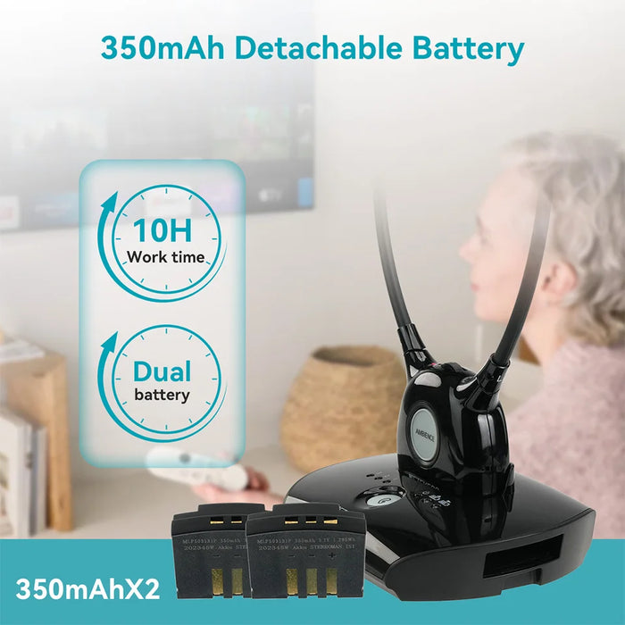Wireless TV Headphones with Active Noise Cancellation