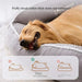 Soft, plush fabric with warm, insulating interior