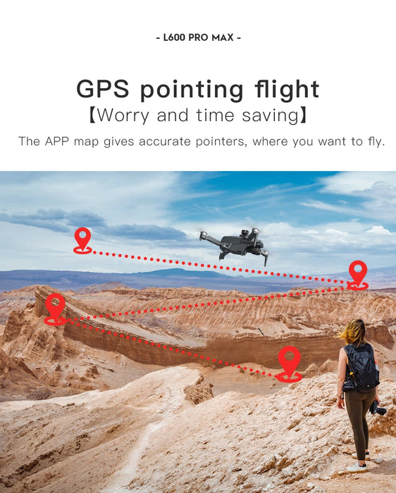 4K GPS Drone with 3-Axis Gimbal and Dual Camera
