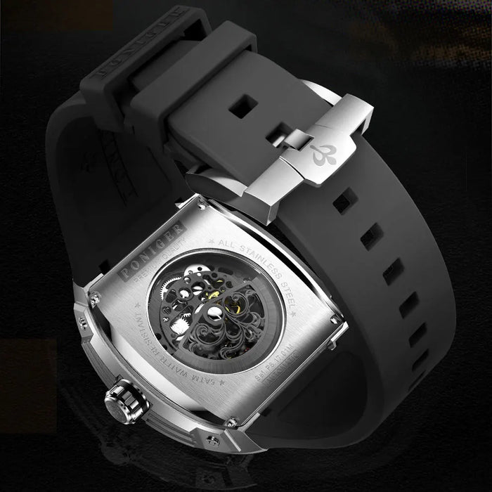 Stainless Steel Automatic Watch – Shockproof  Yellow