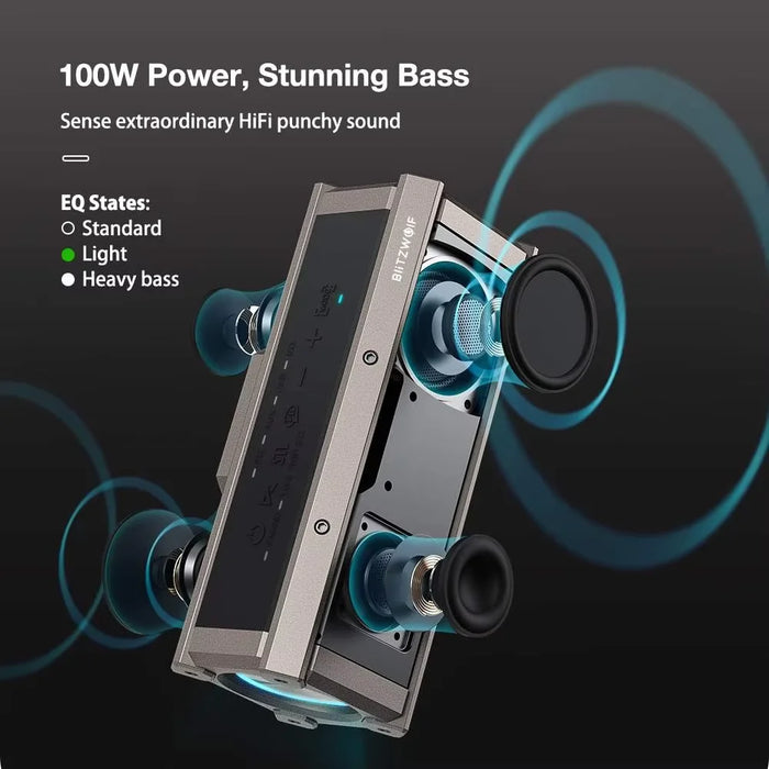 Waterproof Wireless Speaker 30W with TWS and EQ Modes