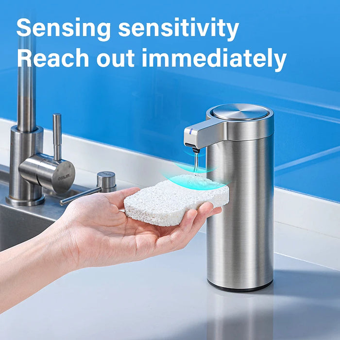 Stainless Steel Automatic Liquid Soap Dispenser – Hands-Free