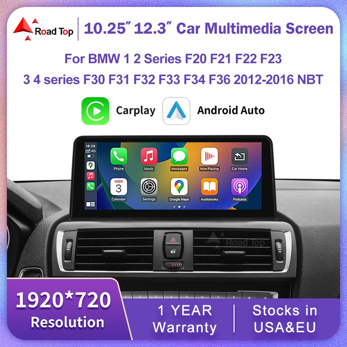 10.25" Wireless CarPlay Screen for BMW F20–F36 Series