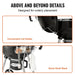 Multifunctional BBQ grill suitable for grilling, heating, and outdoor cooking