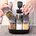 360° Rotating Storage Rack for Effortless Selection of Spices