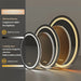 Modern oval frameless LED bathroom mirror with dimming and defog features