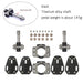 Black titanium axle ultra-light self-locking pedals for road bikes