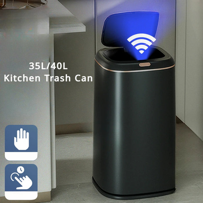 35L Induction Electric Waste Bin for Kitchen & Bathroom