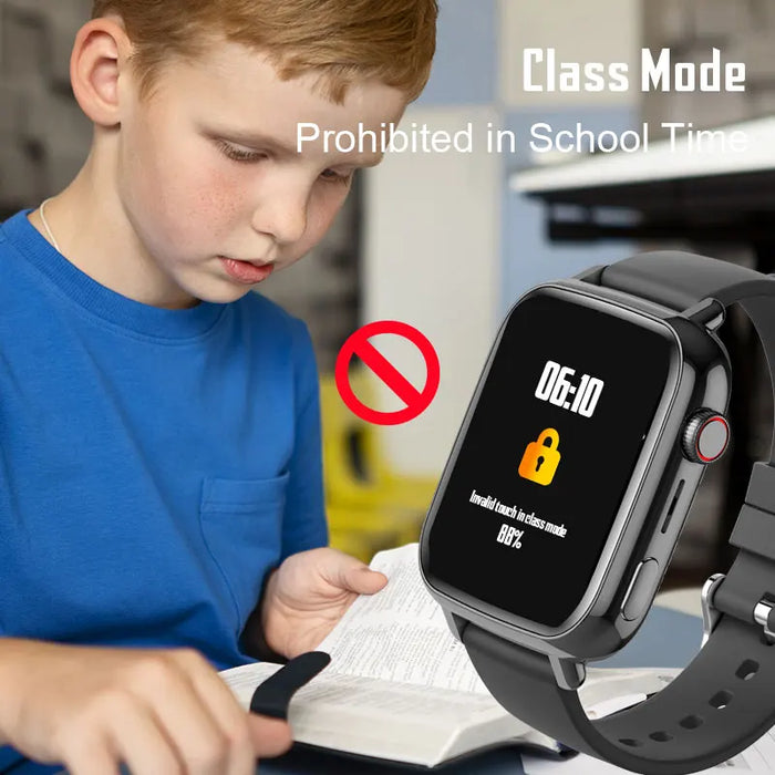 4G GPS Smartwatch for Kids with Camera, Waterproof, Black