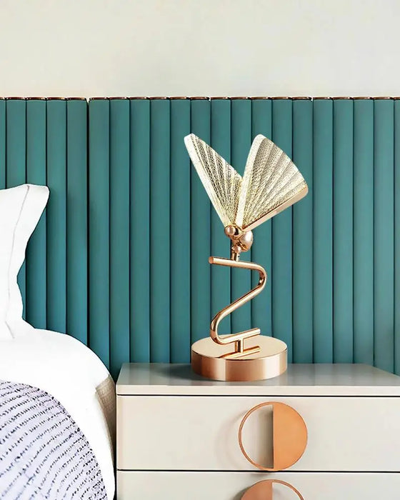 Cold White LED Butterfly Table Lamp – Modern Bedside Decor Light