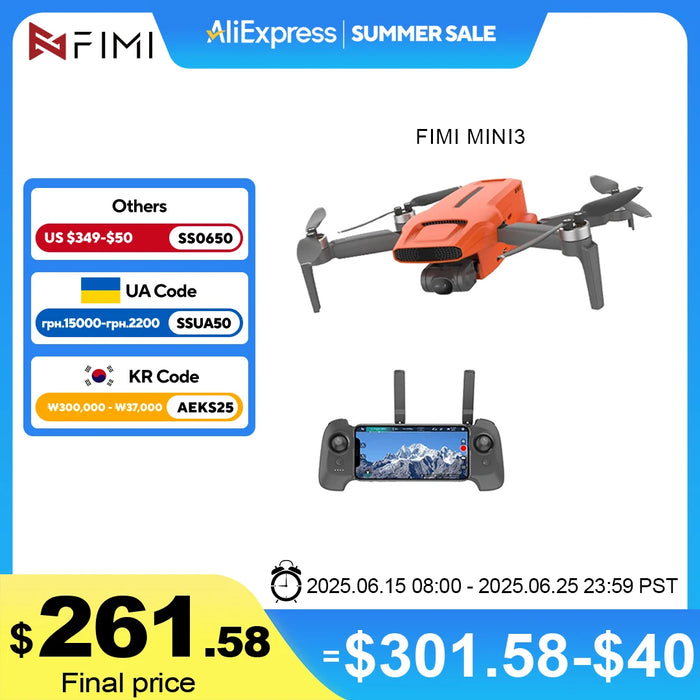 Portable 4K Drone with Gimbal and 9km Range