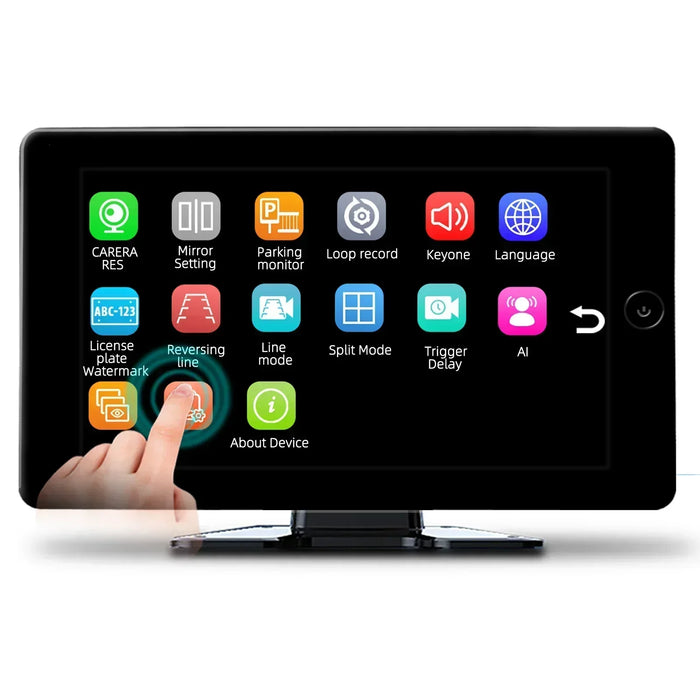 10" Touch DVR Monitor with 5 AHD Backup Cameras