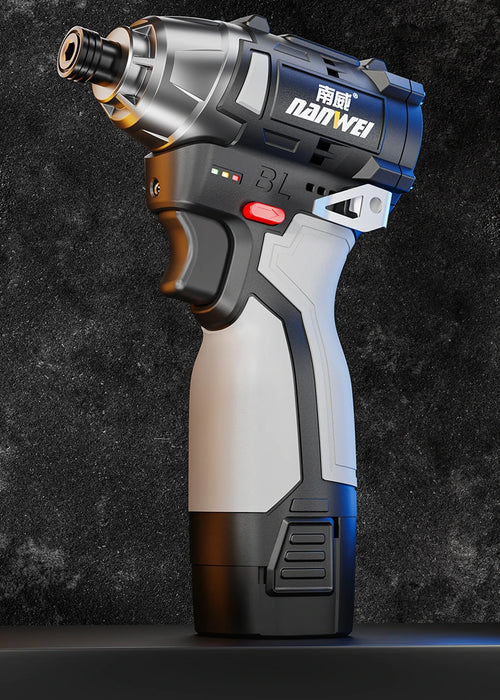 Brushless Cordless Impact Screwdriver 16.8V Lithium-Ion Rechargeable Drill
