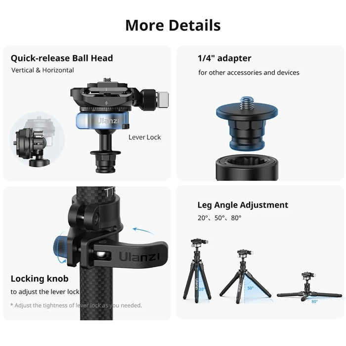 Portable Tripod for Travel and Outdoor