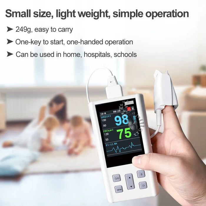 Handheld Newborn Pulse Oximeter with 2.8" LCD Display