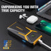 Black and yellow Car Jump Starter Power Bank 2000A Auto Battery Booster