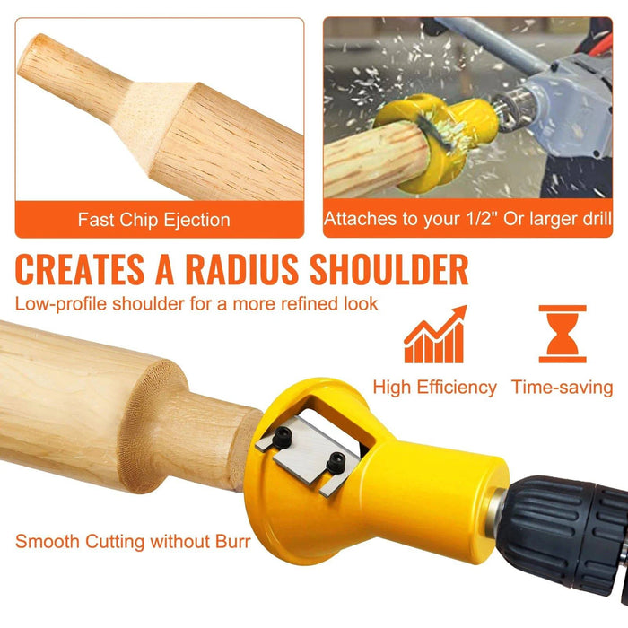  Includes 1 Tenon Cutter Kit and 8 curved blades 