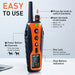 Waterproof receiver suitable for outdoor use in rain or around water