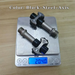 Road bike self-locking pedals with black steel axle and ultra-light design