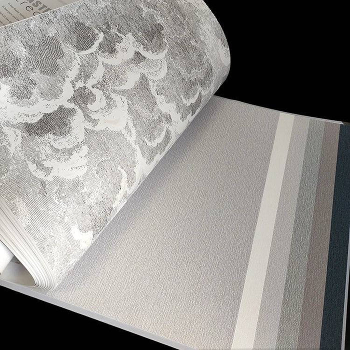 Dark Nordic style cloud wallpaper roll for living room and bedroom decor