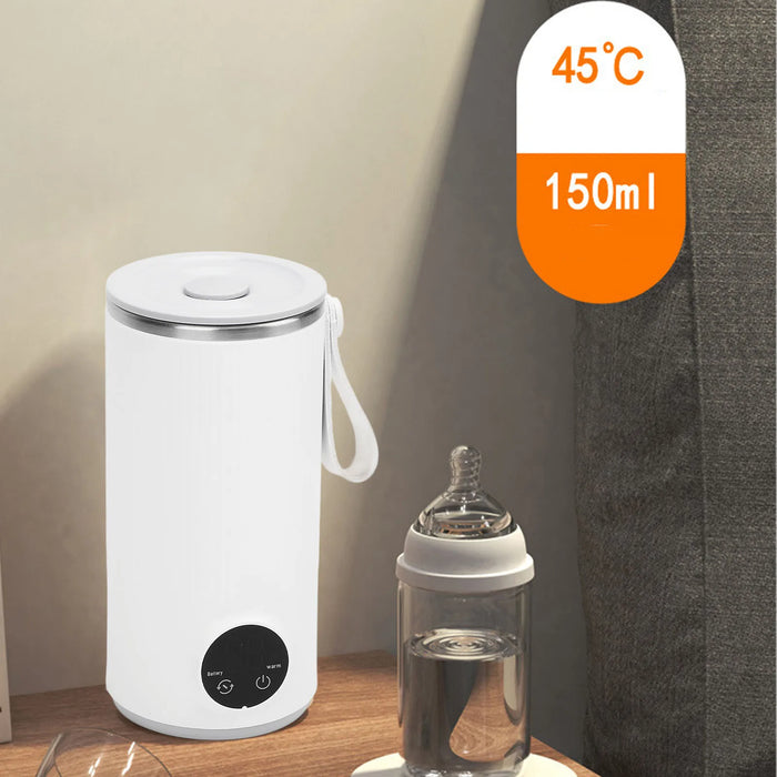 Electric Kettle 400ml Cordless Portable Fast Heating Stainless Steel for Travel and Outdoor Use