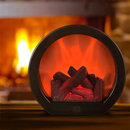 Tabletop & Wall Light for Home and Outdoor with Lifelike Flame Simulation