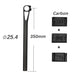 Carbon bike seat post 254x350 mm designed for both mountain and road bikes