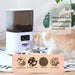 White Automatic Feeder Double Bowl WIFI Smart 5L for Cats and Dogs