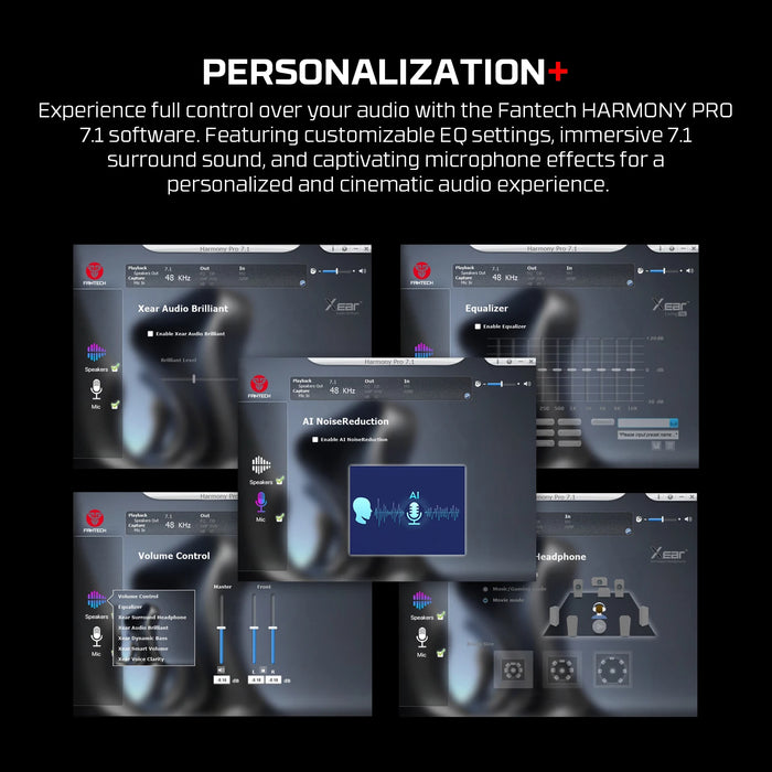 Bluetooth 5.3 Headset for PC and PS5 Gaming