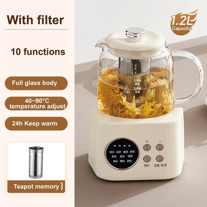 1.2L Smart Baby Kettle with 24h Timer and Temperature Control With Filter