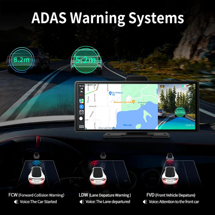 10.26" 4G Android Dashcam with Night Vision & GPS