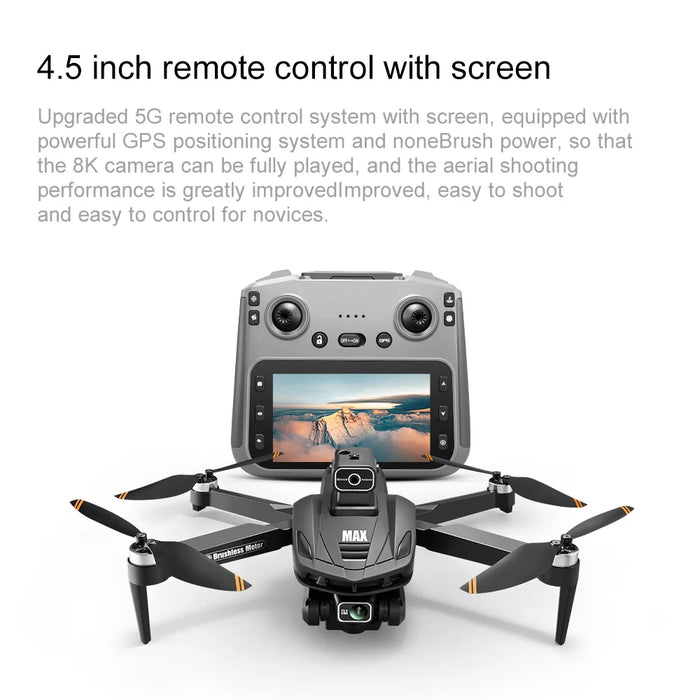 8K Professional GPS Drone with 5G WiFi & Obstacle Avoidance