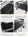 Expandable Dish Drying Rack with Drainboard and Utensil Holder – Black, 3-Piece Set: Convenient and spacious dish drying rack with built-in drainboard