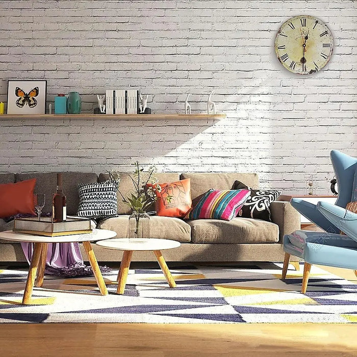 Retro Decorative Wall Clock for Kitchen, Office or Café