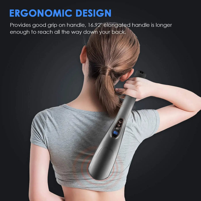 Includes unique massage heads for acupuncture simulation, hammer massage, multipoint, press, finger, and foot massages