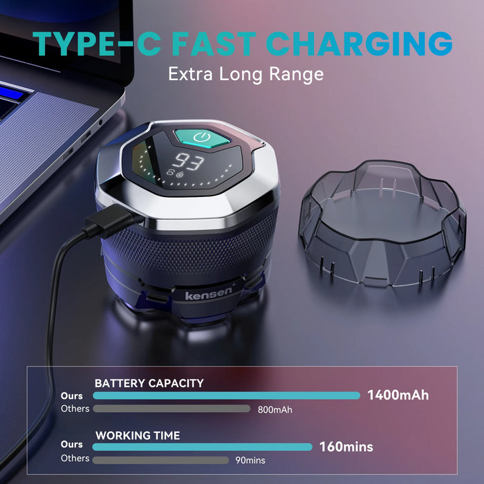 Stainless Steel Blade of Electric Head Shaver for Close Shave