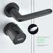 Fingerprint cylinder smart door lock silver with gateway digital keypad key card