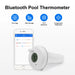 Bluetooth floating pool thermometer with IPX7 waterproof digital display for fish pond, aquarium, hot tub, and swimming pool